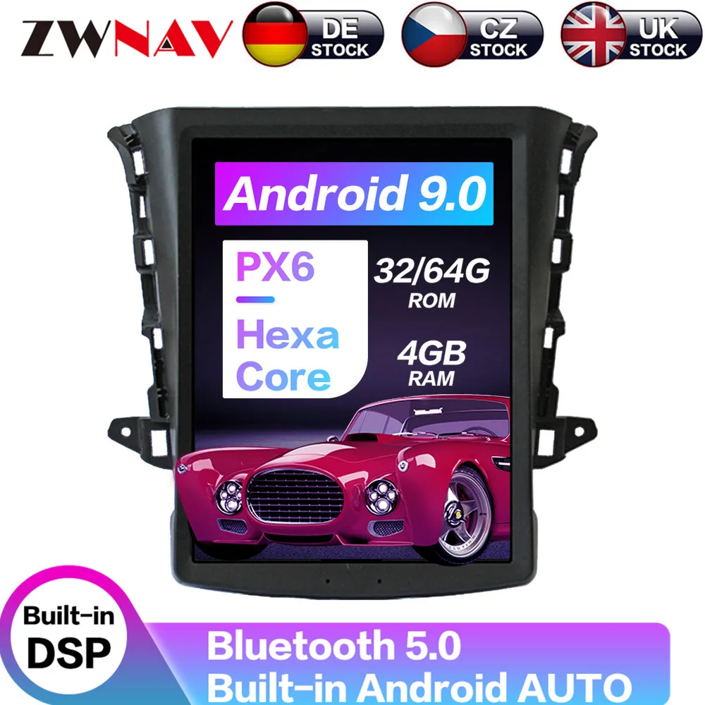

Vertical Tesla For For Changan EADO 2016 2017 2018 2019 Android IPS Screen PX6 DSP Car DVD GPS Multimedia Player Radio Audio