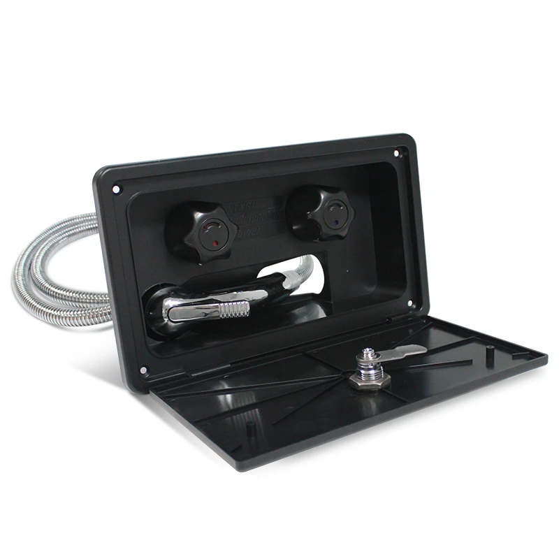 Caravan Accessories Exterior Shower Box Kit With Lock Boat Marine Camper Accessories Motorhome Black Rv Part Tytxrv Rv Lock Rv Motorhomerv Camper Aliexpress