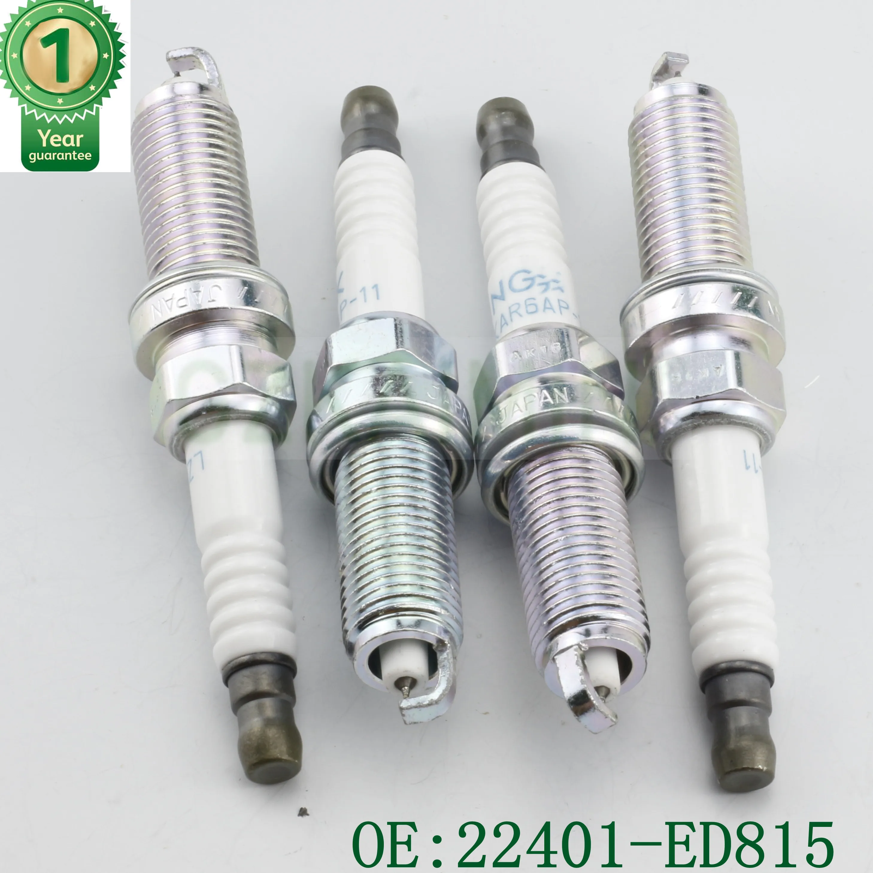 Набор из 4 автоматических иридиевых свечей зажигания OEM 22401-ED815 22401-1HC1B REA12WMB4 для Nissan Micra March Tiida X-Trail