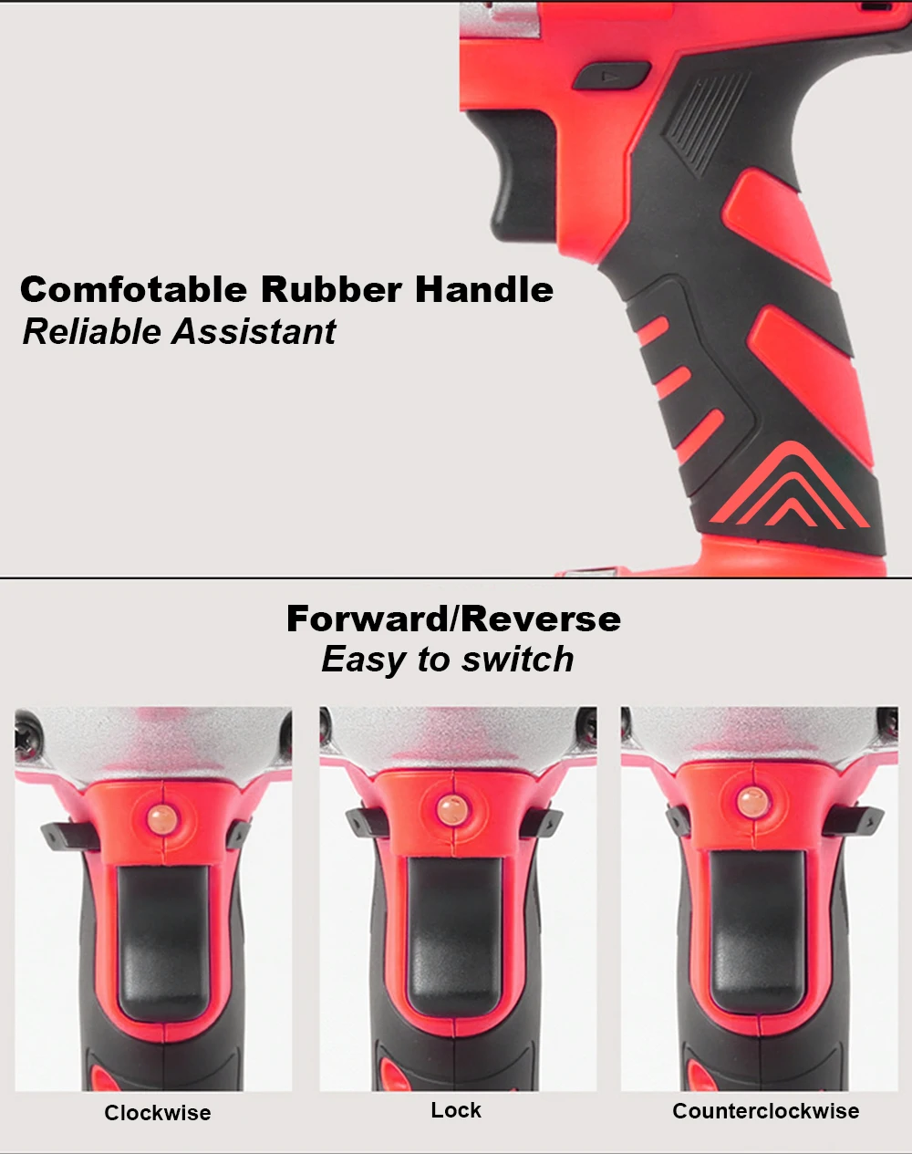 21V 320N.m Brushless Cordless Wrench 450W Powerful Electric Socket Impact Wrench 3000mAh Lithium-lon Battery Power Tools Kit (5)