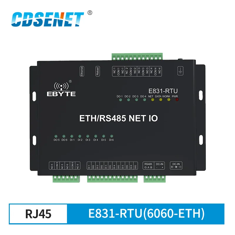 Digital Quantity RS485 Ethernet Interface Modbus TCP RTU Relay Output Wireless Transceiver Radio Modem 1