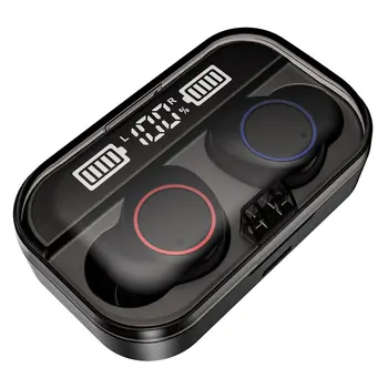 

QCR TWS Wireless Earphone Bluetooth 5.0 Earphones Power Display Touch Control Sport Stereo Cordless Earbuds Headset Charging Box