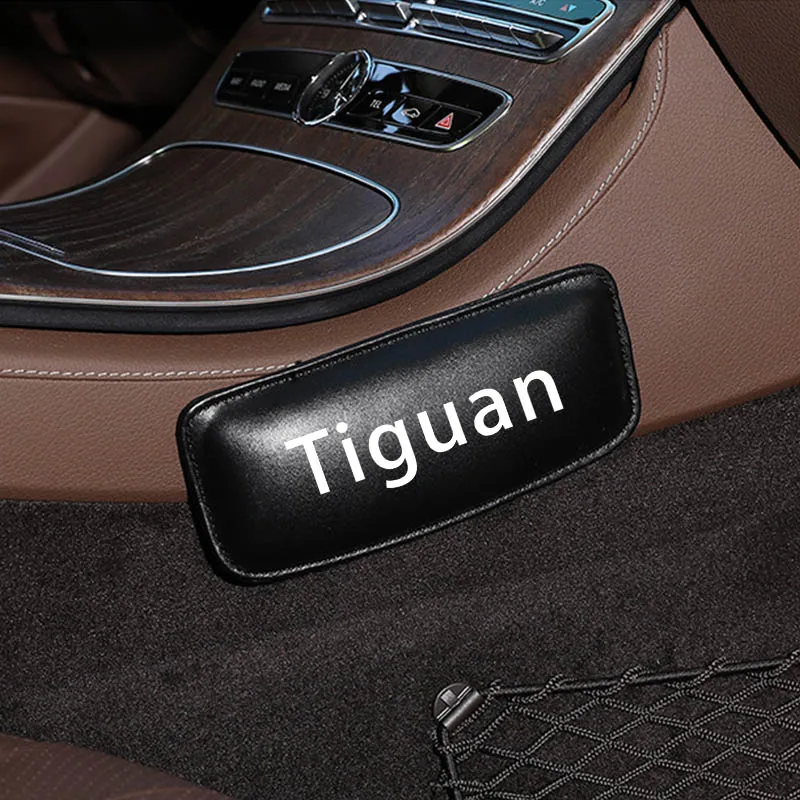 Подушка для ног, автомобильный наколенник для Volkswagen Tiguan, подлокотник для салона, автомобильные аксессуары