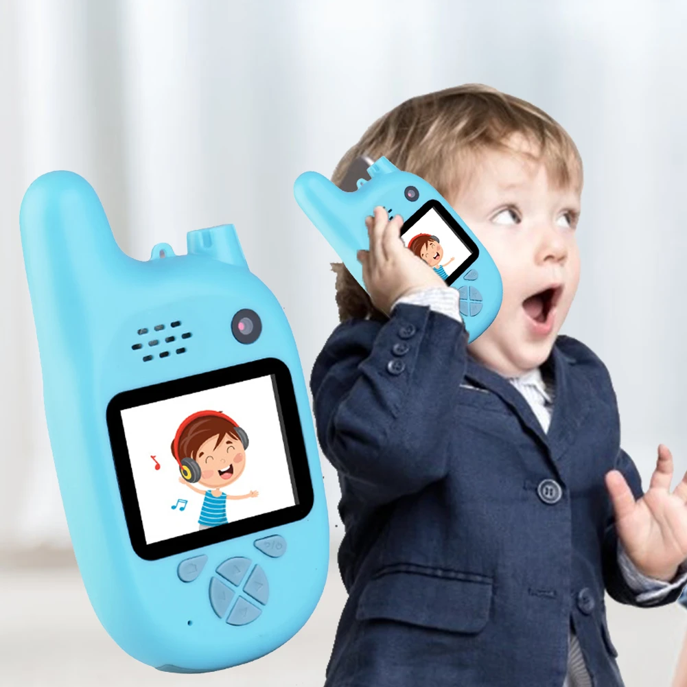 Новинка Высокое качество детская мультяшная камера игрушки рация милый внешний вид домофон видео камера игрушки подарки для детей