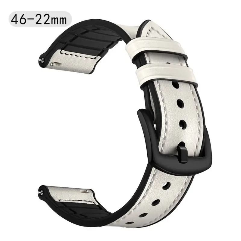20 мм/22 мм Натуральная кожа ремешок на запястье для samsung Galaxy Watch 42/46 мм - Цвет: D 2