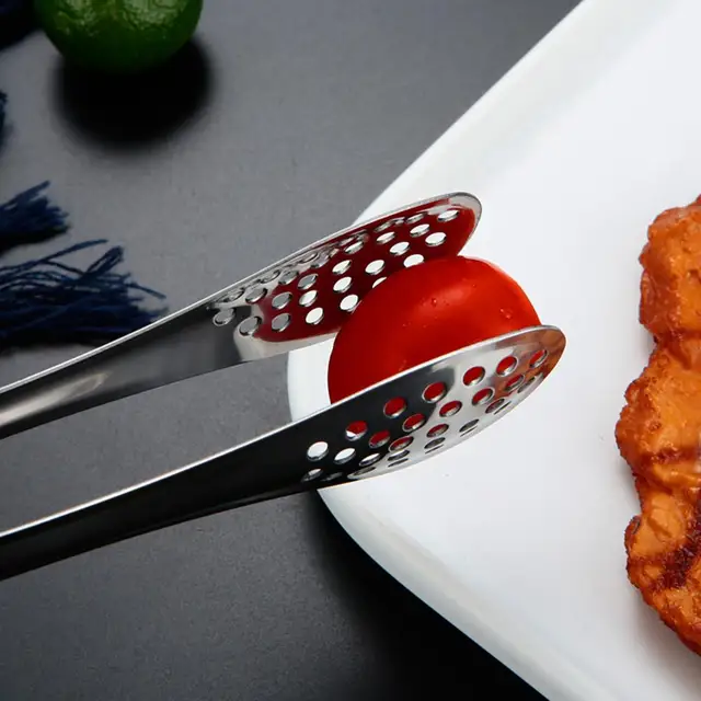 Tartós Nem Csúszás Rozsdamentes Acél Ételek Konyhai Edény Főző Eszköz Anti Hősteak Clip Konyha Bbq Kiegészítők - Image 5