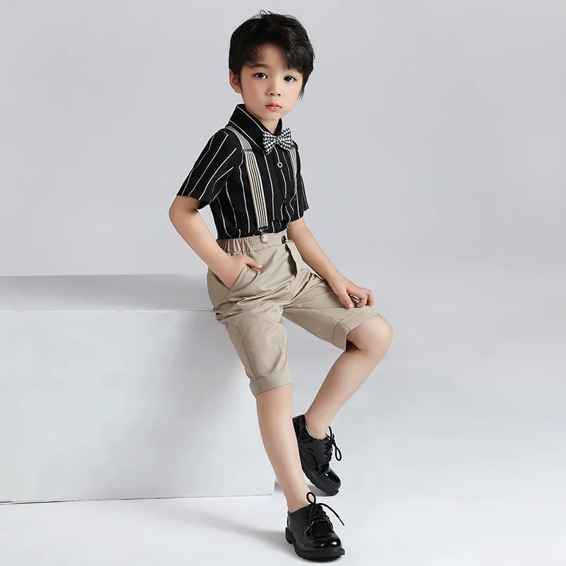 New Summer Children Fashion 4pcs Clothing Sets For Boys England Style Kids Uniforms Weddings Show Suits Boys Clothes 2 12yrs Clothing Sets Aliexpress