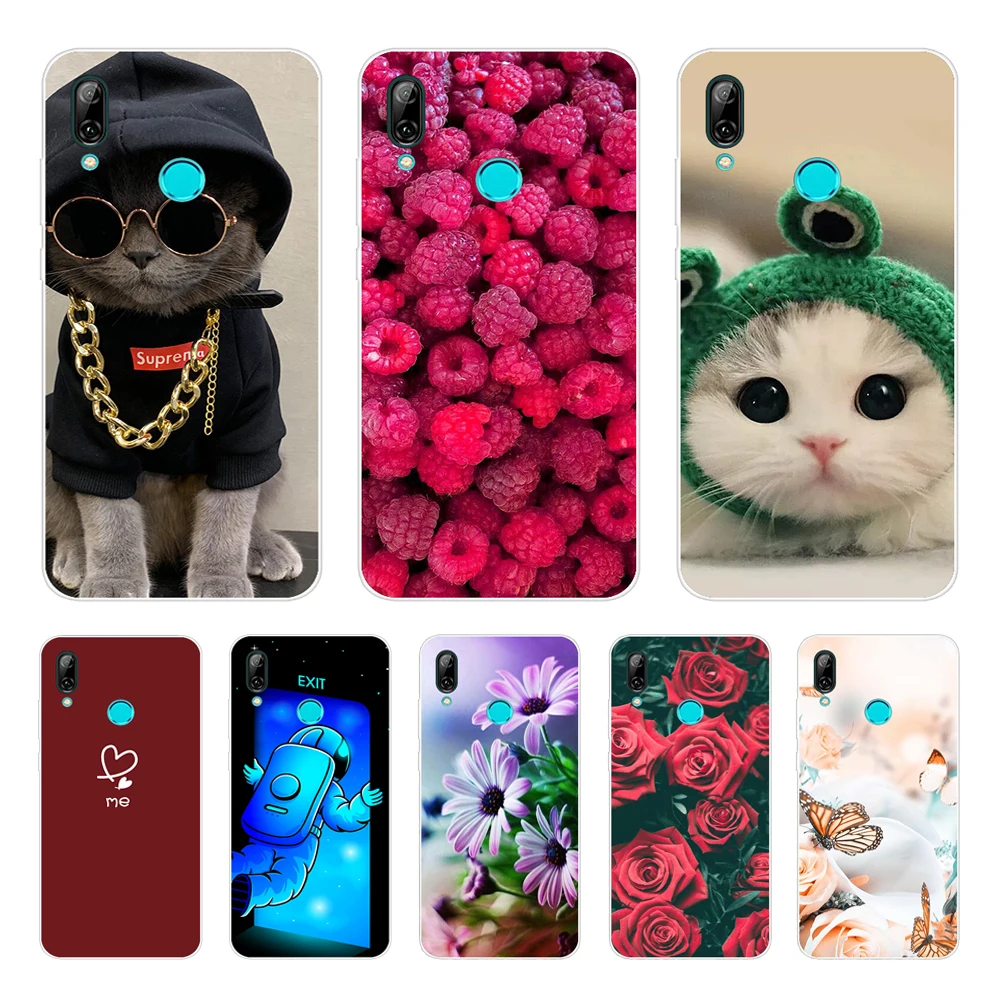 Для Huawei P Smart 2019 чехол Бампер Мягкий ТПУ Psmart силиконовый для искусственная яркость