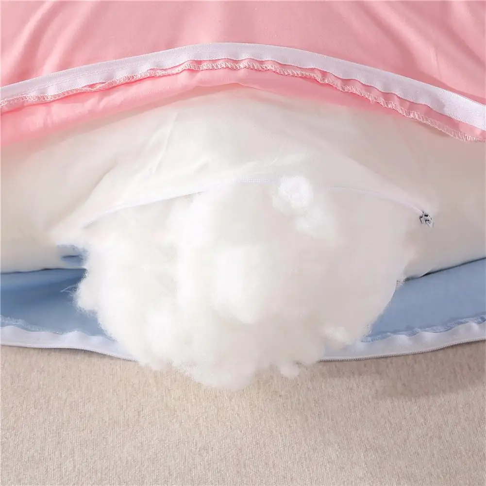  U-shaped Cotton Maternity Pillow Cushion Lumbar Pillow Multi-function Waist Side Sleeping Pillow Co