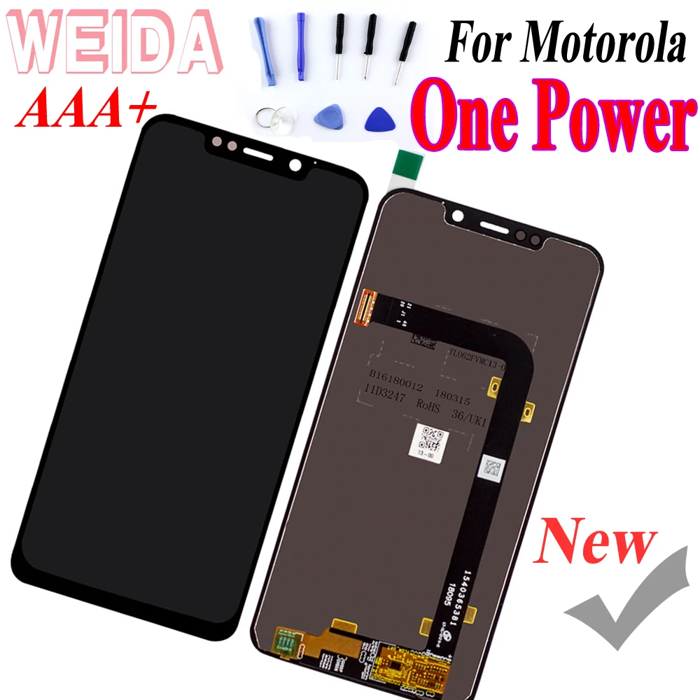 

6.2" For Motorola Moto One Power (P30 note) XT1942 LCD Display Touch Screen Digitizer Assembly + Free Shipping