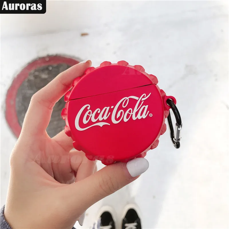 

Auroras For HUAWEI FreeBuds 3 Case Cola Bottle Cap Design Full Cover Headphone Accessories Protector For Freebuds 3 Cover