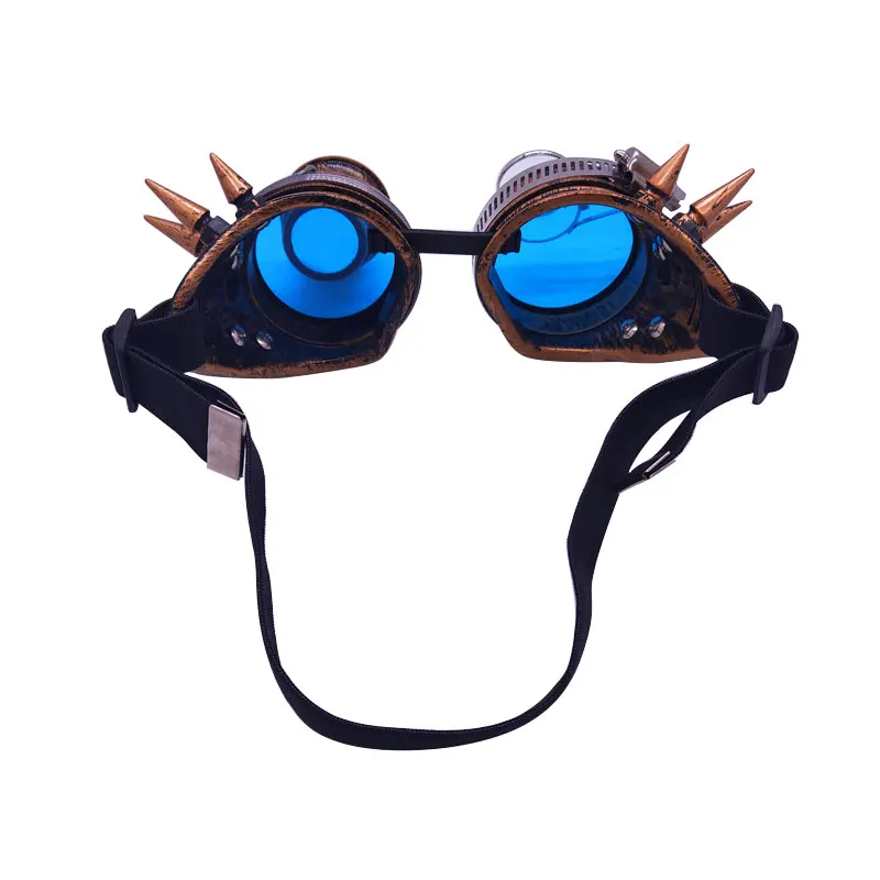 Vanlook стимпанк фестиваль солнцезащитные очки Необычные панк Солнцезащитные очки увеличительные линзы для мужчин и женщин ретро вечерние очки с заклепками для сцены