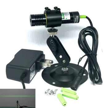 

532nm 50mW Green Laser Diode Line Locator Module w 5V Power & Holder & K9 Lens