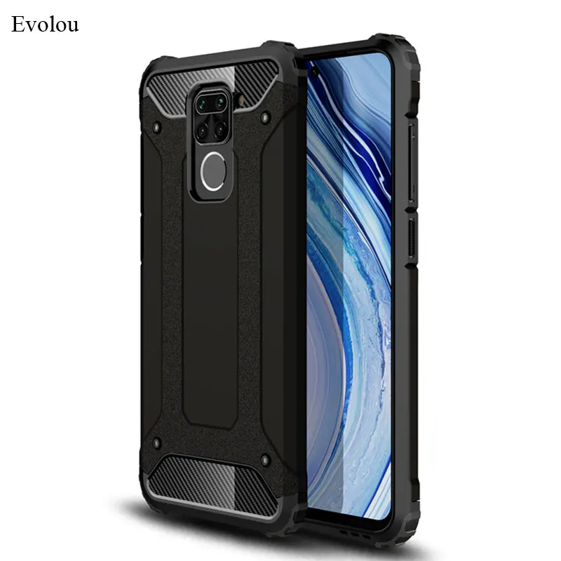 Чехол для xiaomi Redmi 10X Note 9 8 7 гибридный бронированный чехол из поликарбоната + ТПУ