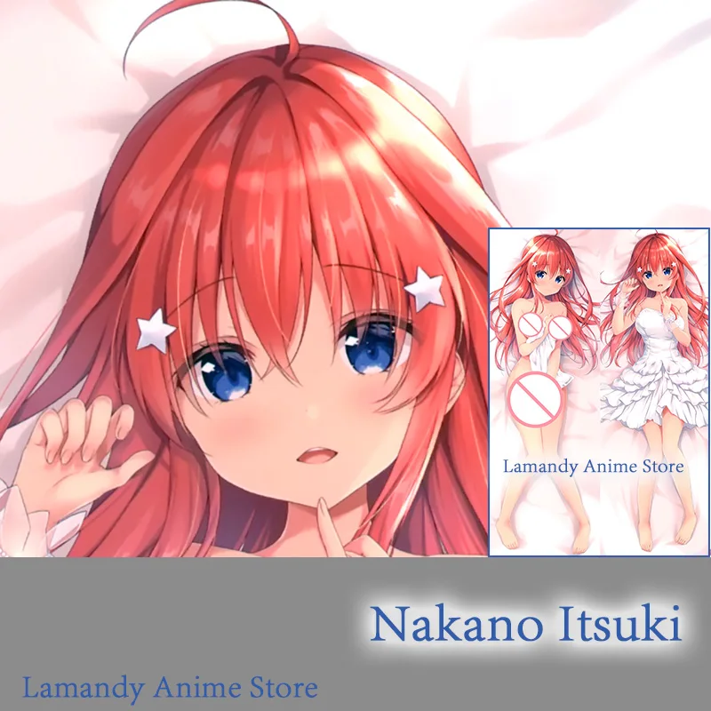 

Dakimakura Anime Nakano Itsuki The Quintessential Quintuplets Double Sided Print Pillowcase Life Size Body Pillow Cover