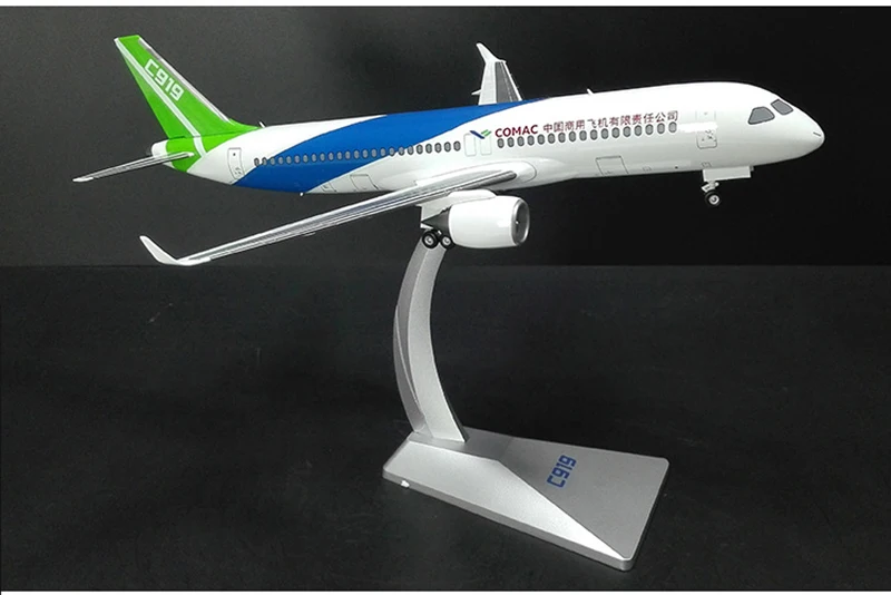 1/120 масштаб сплава самолета C919 COMAC китайские игрушечные модели самолетов детей подарок для коллекции