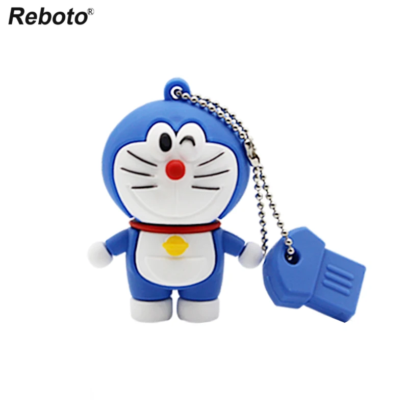 Флэш-накопитель USB в виде героя мультфильма Забавный улыбка Doraemon флеш-накопитель 64 ГБ 32 ГБ оперативной памяти, 16 Гб встроенной памяти, 8GB брелок флеш-накопитель фигурка из аниме «Astroboy(U диск для ПК - Цвет: M3