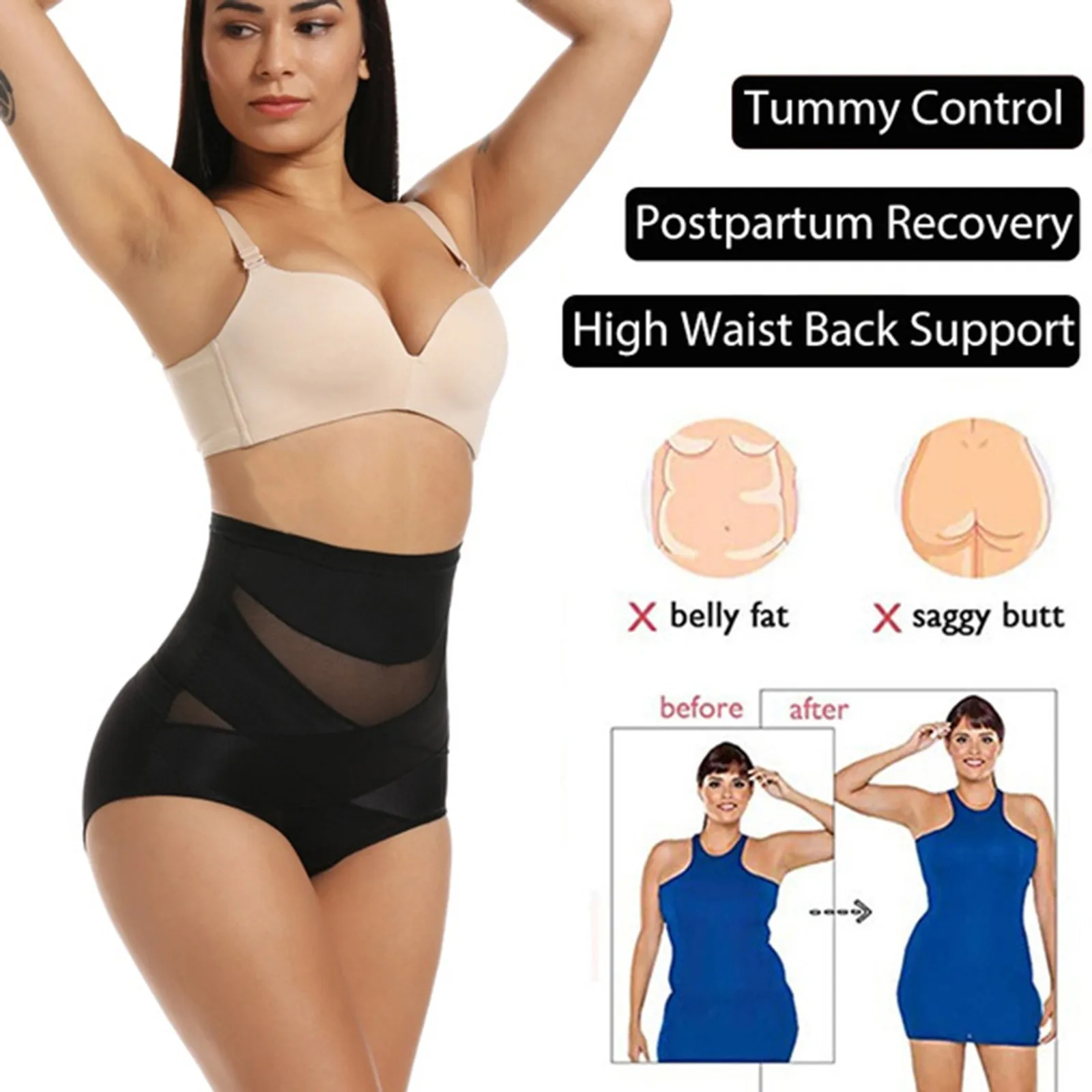 skims shapewear Tummy shaper High Waist shapewear control slimming underwear Steel Bone body shapers women Black body shaper New shapewear shapewear for women