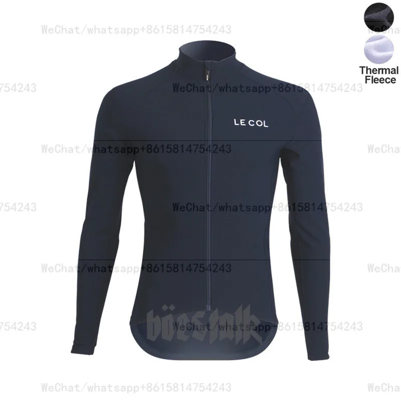 Le col одежда для велоспорта Мужская зимняя одежда с длинными рукавами из теплого флиса сохраняет тепло велосипед bh гоночный на заказ спортивный велосипед maillot ciclismo - Цвет: winter jacket
