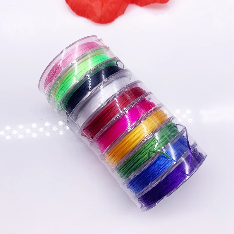 

10 Colors Pack High Elastic Beading Cord String Crystal Thread for Jewelry Making DIY Necklace Bracelet Accessories