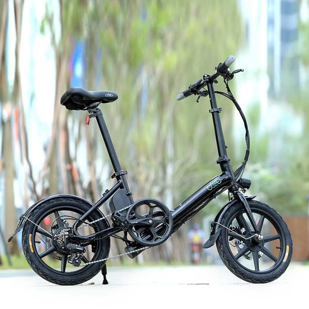 Clearance Electric power assisted folding bicycle mini foldable folding electric 14inch ebike bicycle scooter D3 0