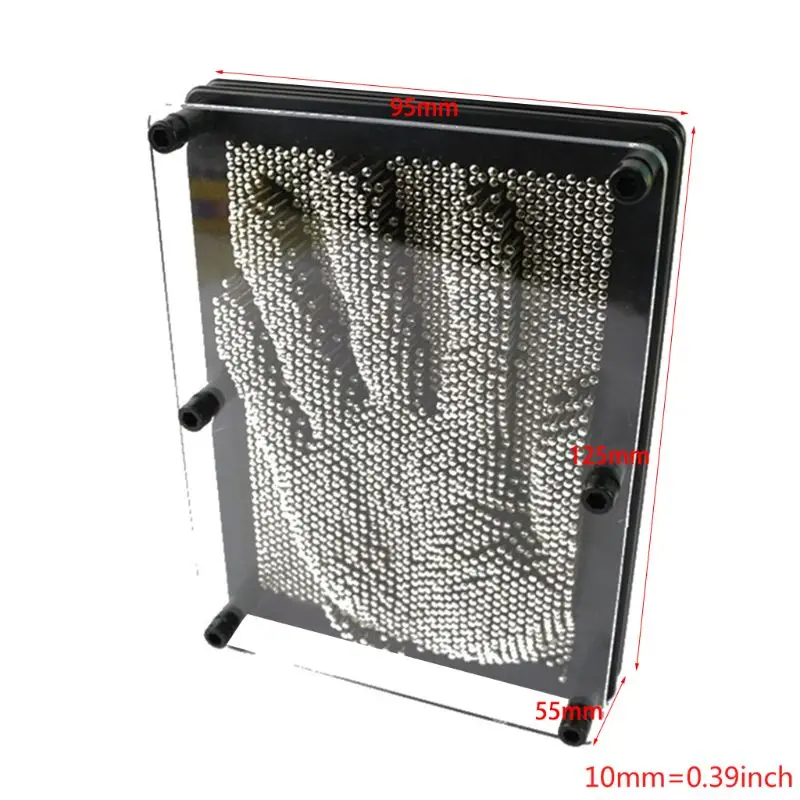 discounted  Plastic colorful desk toys funny game Pin art 3D clone shape pin art Shoumo needle child face palm 