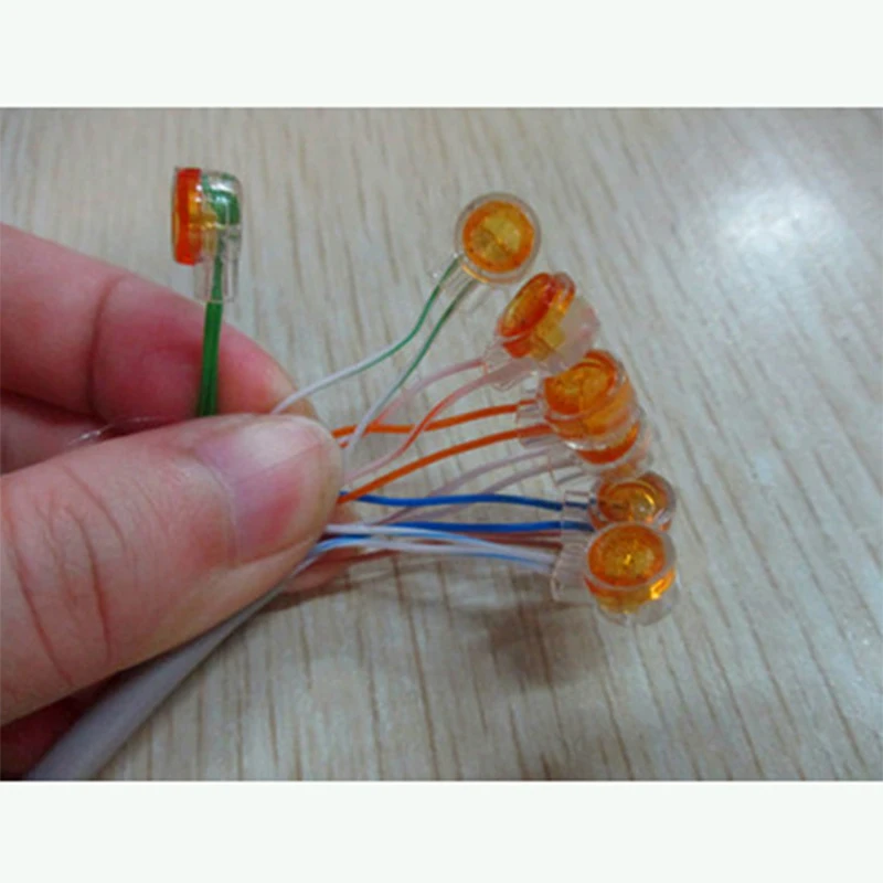 

50/100 pcs K1 Connector Waterproof Wiring Ethernet Cable Telephone Cord Term Rj45 Connector Crimp Connection Terminals