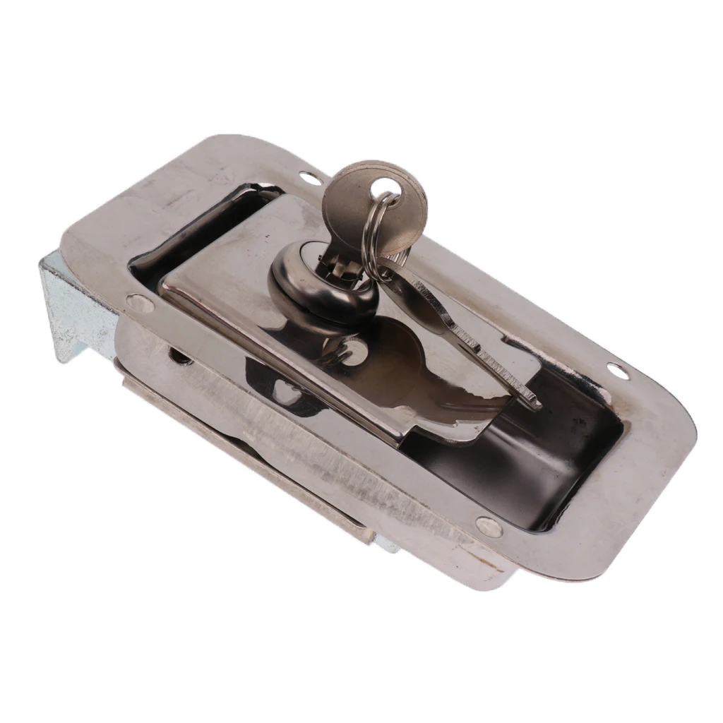 Easy Install Safety Car Stainless Steel Folding Toolbox Lock Truck