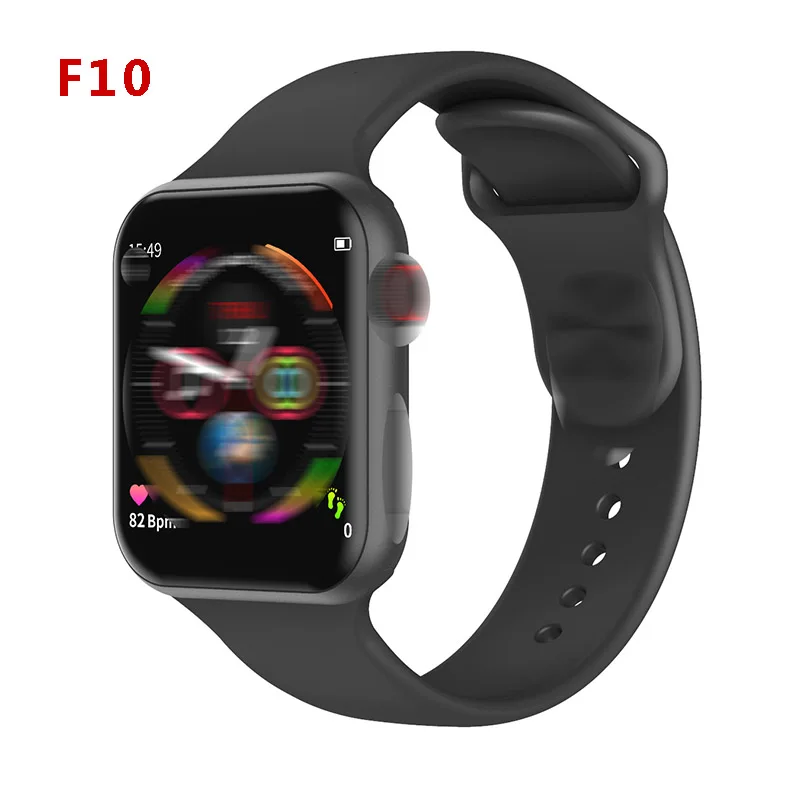 F10 black W34 Bluetooth умные часы циферблат вызов ответ Smartwatch сердечного ритма ЭКГ монитор фитнес-трекер для Iphone Xiaomi PK IWO 8 IWO 9 - Цвет: F10 black