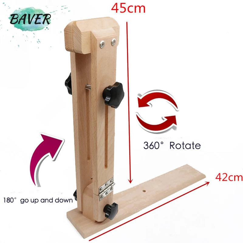 

BAVER Advanced Table Desktop Leather craft Lacing Stitching Sewing Pony Horse Clamp