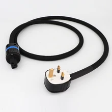 

Monosaudio P903 (2.5 SqureX3Core) Copper UK Power Cord Cable HIFI Power Cord UK 3 Pin Plug Furutech UK Power Plug Cable