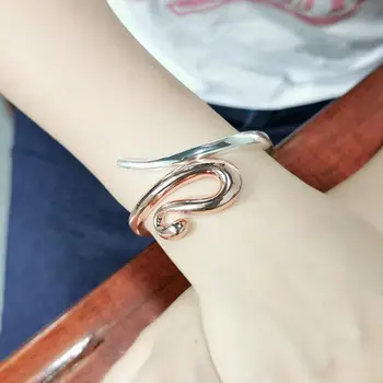 

Fashion Alloy Mix color Cuff Bangles For Women Charm Statement Snake Bangles Bracelets Jewelry 2020 Accessories Gift UKMOC