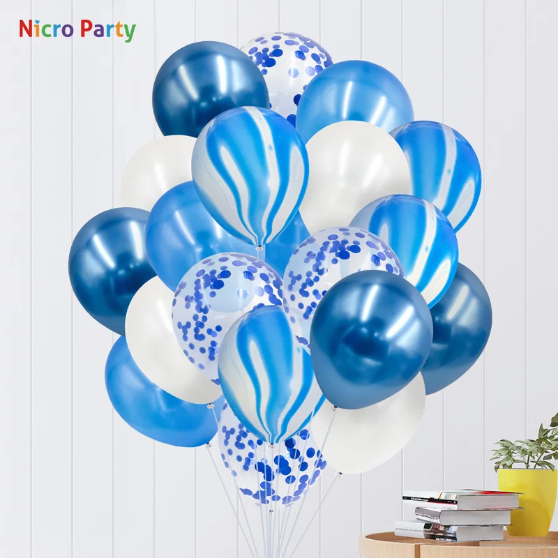 

Nicro 20 pcs/set Colorful Multi Air Latex Balloons Happy Birthday Party Decorations Wedding Festival Ballon Supplies #Bal113