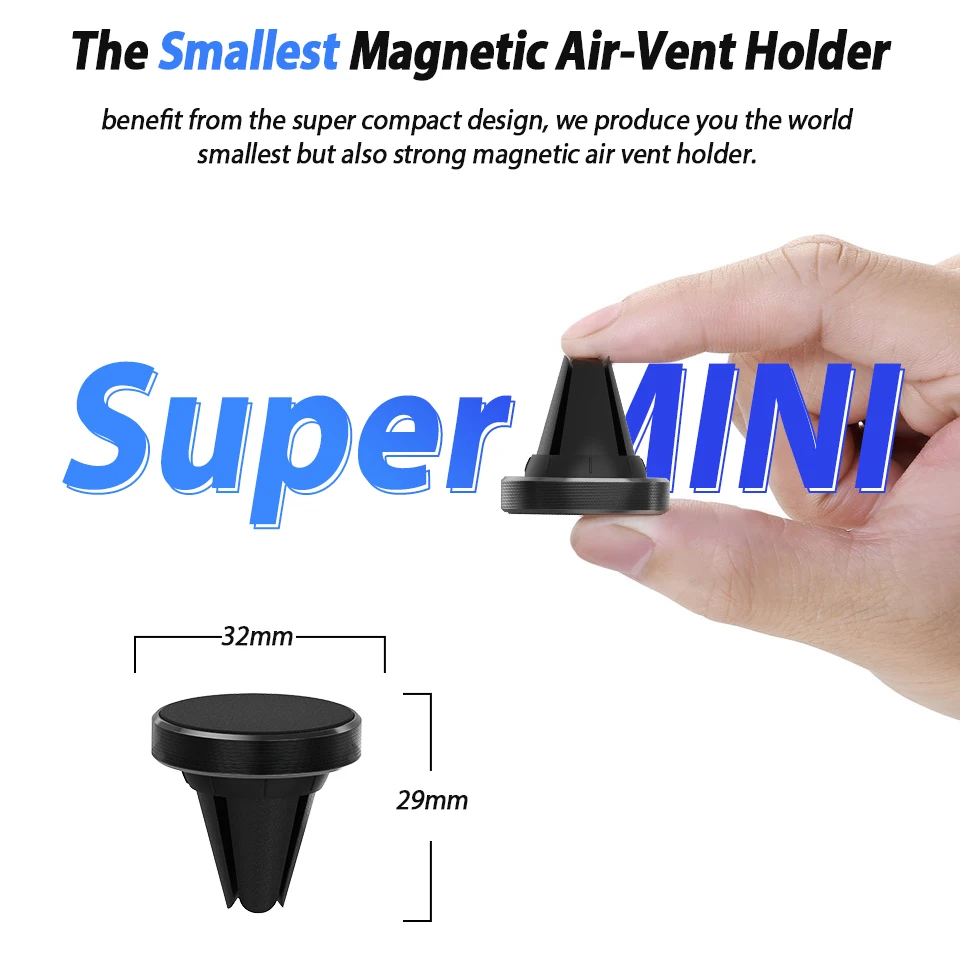 Автомобильный держатель для телефона, магнитный держатель для телефона, кронштейн для вентиляции, gps Поддержка, смартфон, автомобиль для Iphone, samsung, huawei, XiaoMi