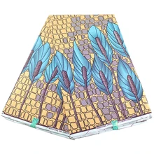 Африканская настоящая голландская восковая печатная ткань Африканский Воск для нигерийской печати хлопковая ткань