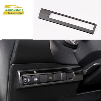 

Car Head Lights Headlight Lamp Switch Button Stainless steel Decoration Cover Trim for Toyota Corolla 2019 2020