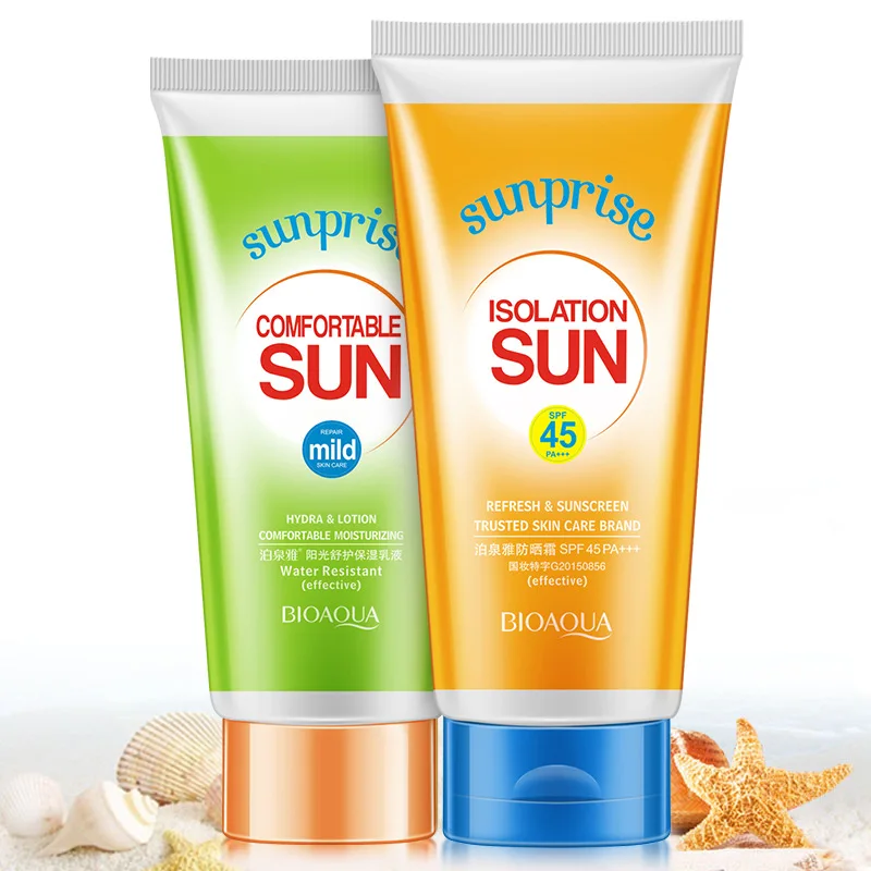 

Bioaqua Sunscreen Summer Clear Moisturizing Lotion Sun Protection Lotion Set Waterproof Isolation