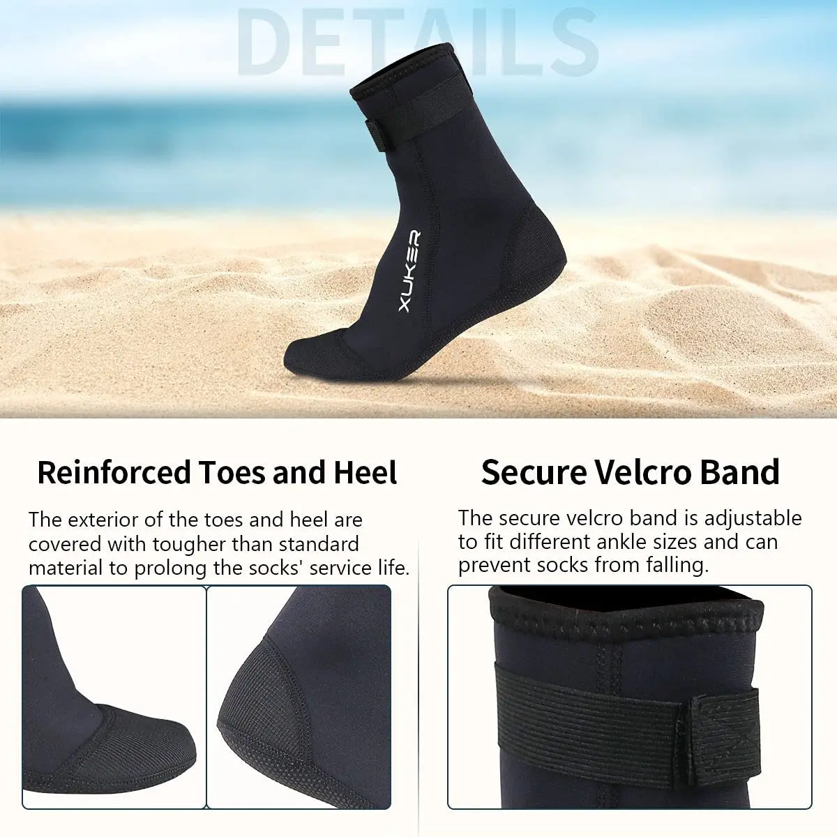 Discount is also underway Neoprene Socks 3mm Beach Volleyball Soccer ...