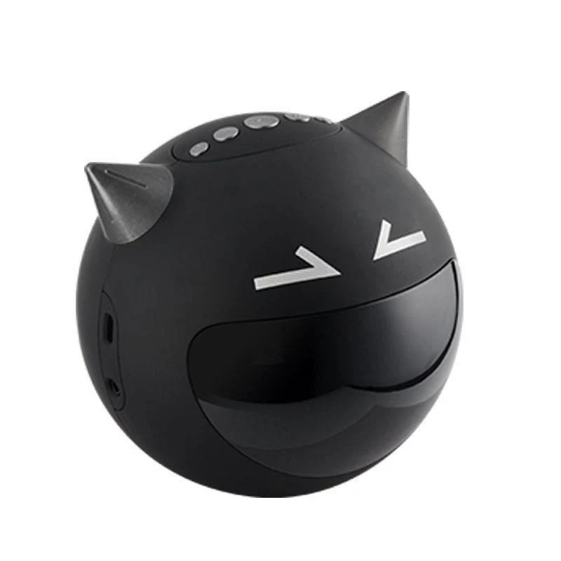 black Demon беспроводной Bluetooth 5,0 динамик будильник многофункциональное радио FM радио AUX линейный вход 2200 мАч батарея - Цвет: black