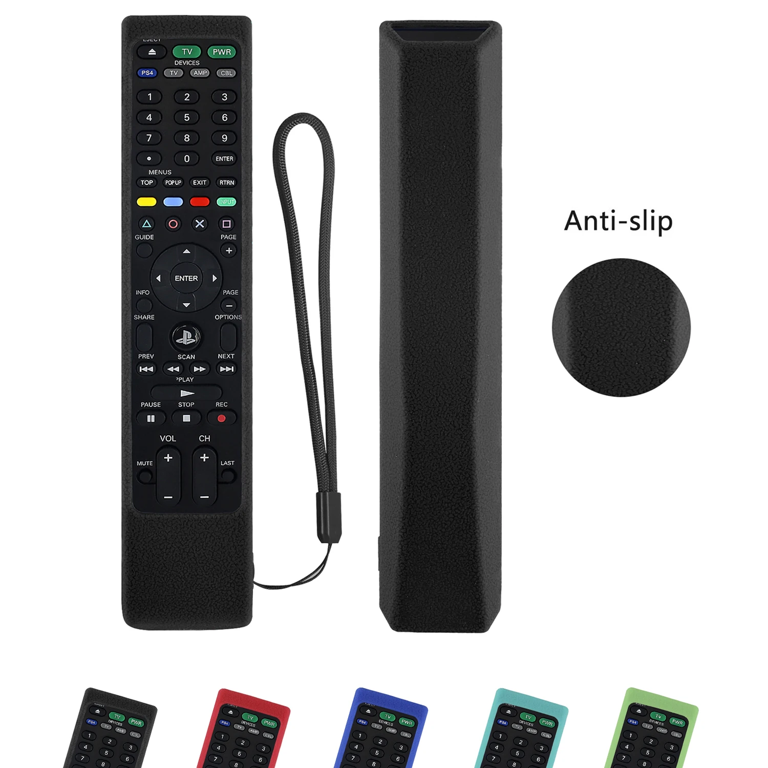Silicone Case PDP 051-038-D1 For PlayStation PS4 Universal Media Remote Control Audio Receiver Shockproof Skin-Friendly Cover |