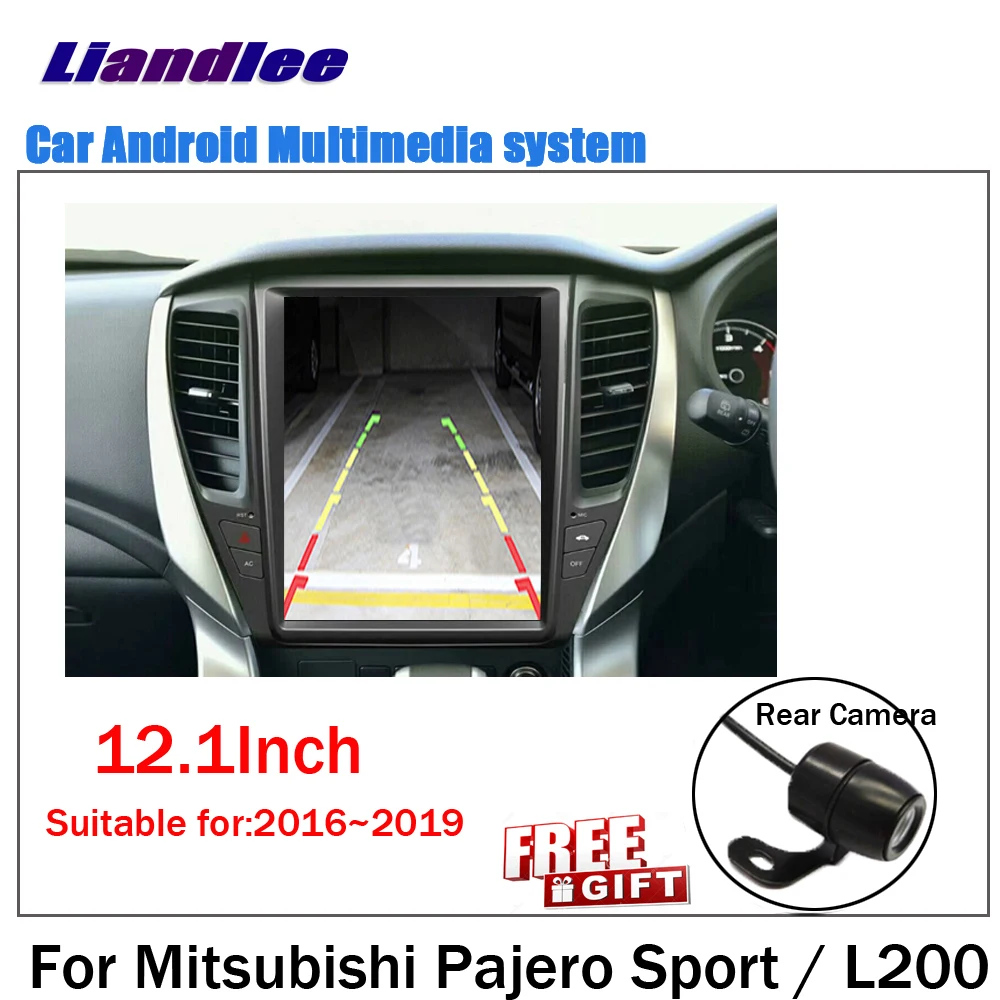 Liandlee Android для Mitsubishi Pajero Sport L200~ Tesla стиль автомобильный экран стерео Carplay gps Navi навигация карта медиа
