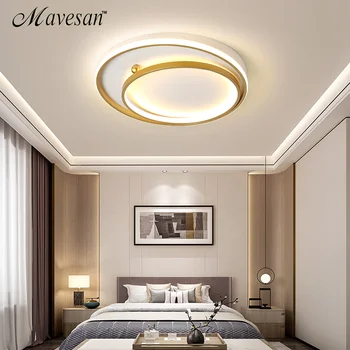 

Hot selling golden led light ceiling controle remoto for study room restaurant room lustre de plafond for 10-15square meters