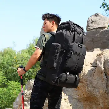 

Practical 7cm Nylon Outdoors Camping Bag Traveling Backpack Backpack Knapsack Rucksack Mountaineering Backpack Field Pack