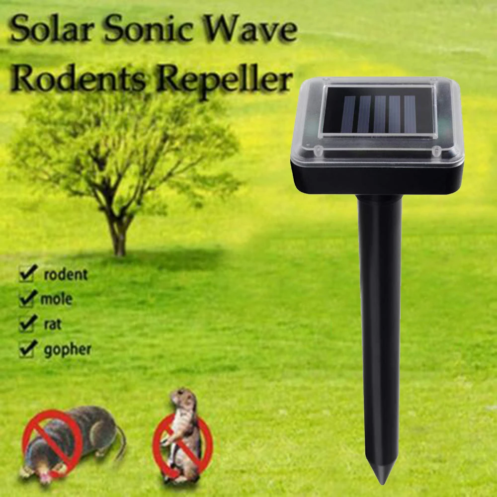 2 шт Открытый Солнечный Отпугиватель Моль мыши грызуны шреды животных