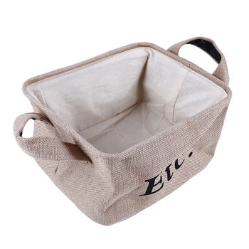 

Cotton Portable Storage Basket Large Folding Clothing Storage Box Children Toys And Debris Organizer Storage Baskets