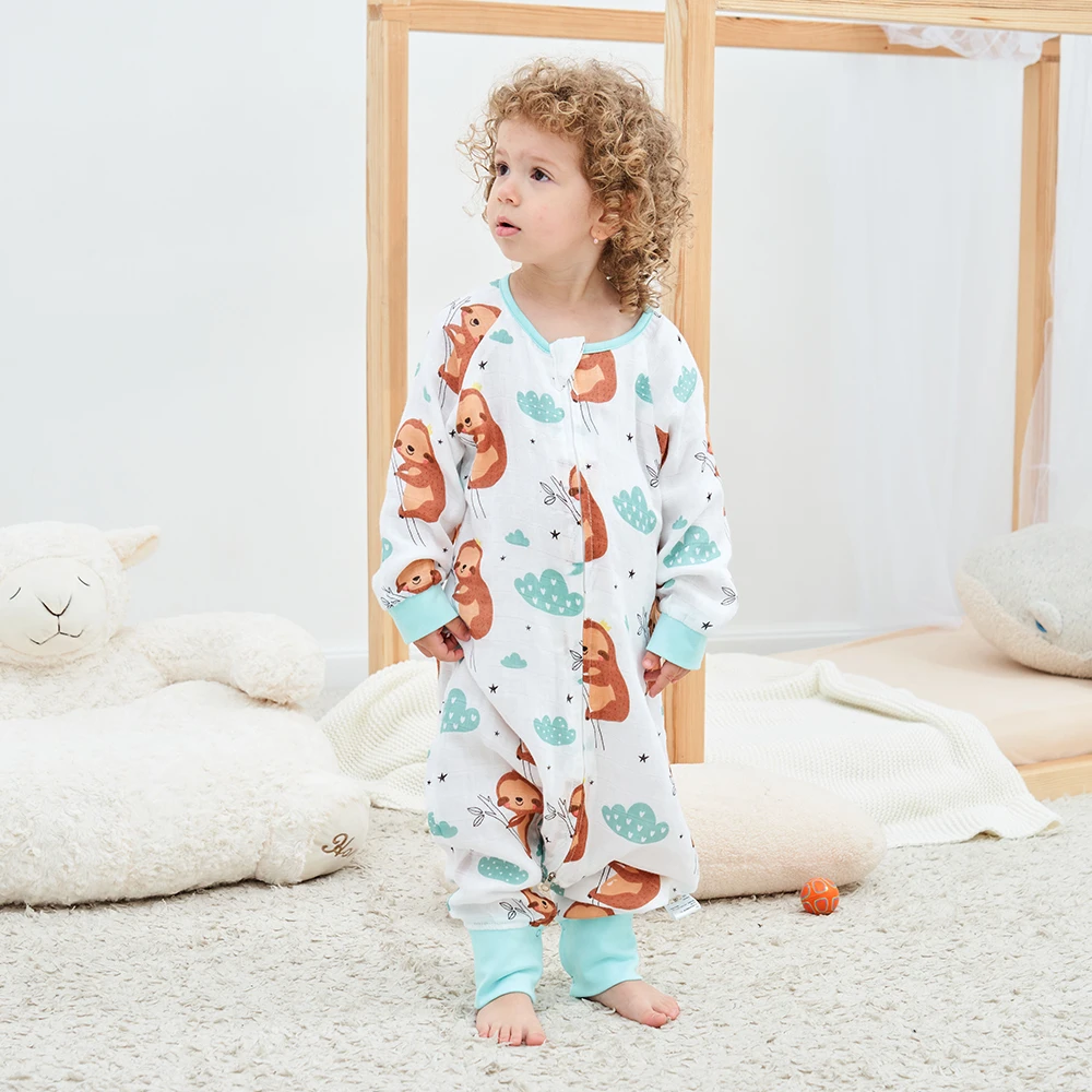 Hacia atrás A pie masilla Pijamas Kangobaby Perezoso Patrón De Bambú Algodón Cómodo Transpirable Bebé  Dormir Fresco Sudor Absorbente Una Sola Pieza De 28,6 € | DHgate