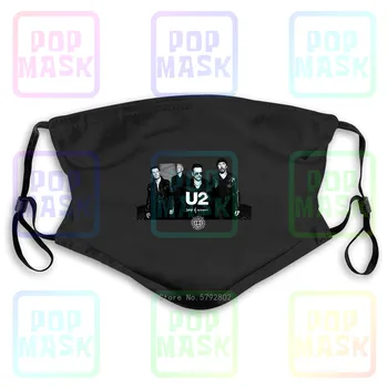 

Dust Mask with Filter U2 - Band Picture - New Live Nation Merchandise Washable Reusable Mask