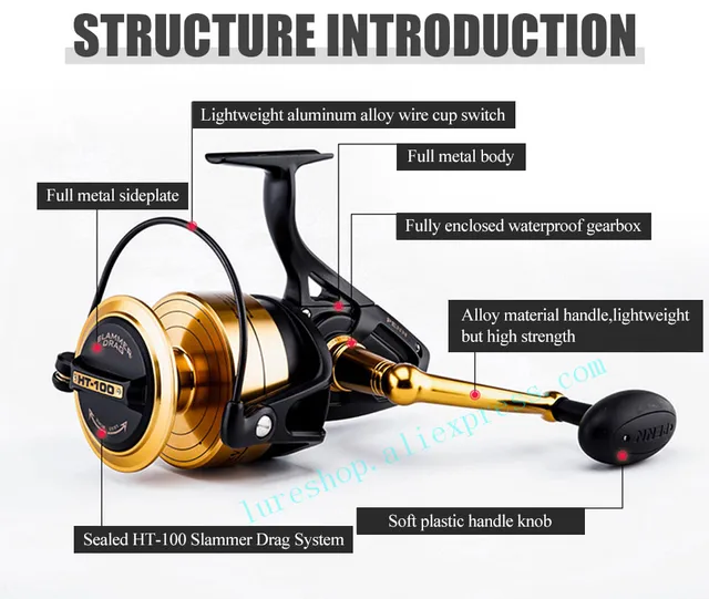 PENN SPINFISHER V Spinning Fishing Reel 3500-10500 Spinning Wheel