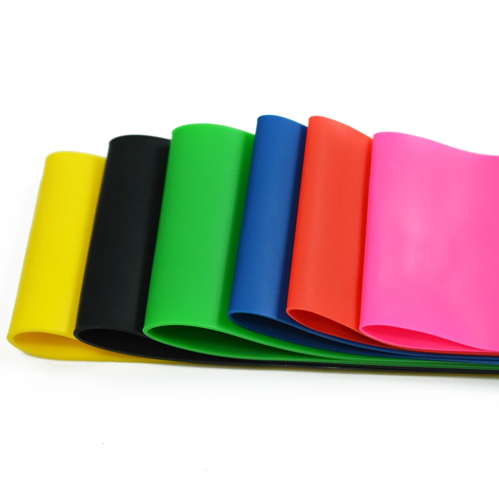 6 Colors Yoga Resistance Bands Workout Training Pilates Rubber Loops 0.35mm-1.3mm Sport Elastic Bands for Fitness Body Building  (10)