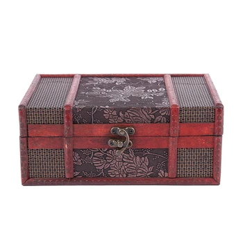 

Treasure Box 9.0inch Grape Small Trunk Box for Jewelry Storage,Treasure Cards Collection,Gift Box,Gifts and Home Decoration